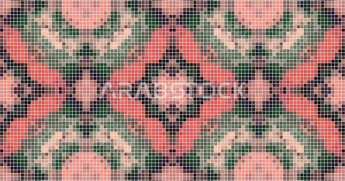 Vector pattern for colorful motifs, mosaics, colorful textures, vector ...