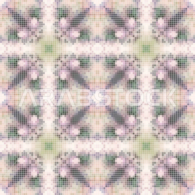 فيكتور باترن لزخارف ملونة ، فسيفساء ، نسيج ملون،  فيكتور اليستريتور