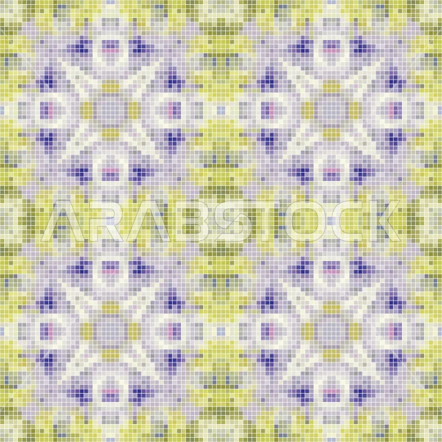 فيكتور باترن لزخارف ملونة ، فسيفساء ، نسيج ملون،  فيكتور اليستريتور