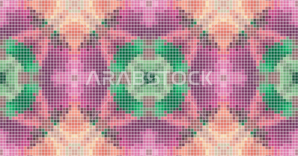 Vector pattern for colorful motifs, mosaics, colorful textures, vector ...