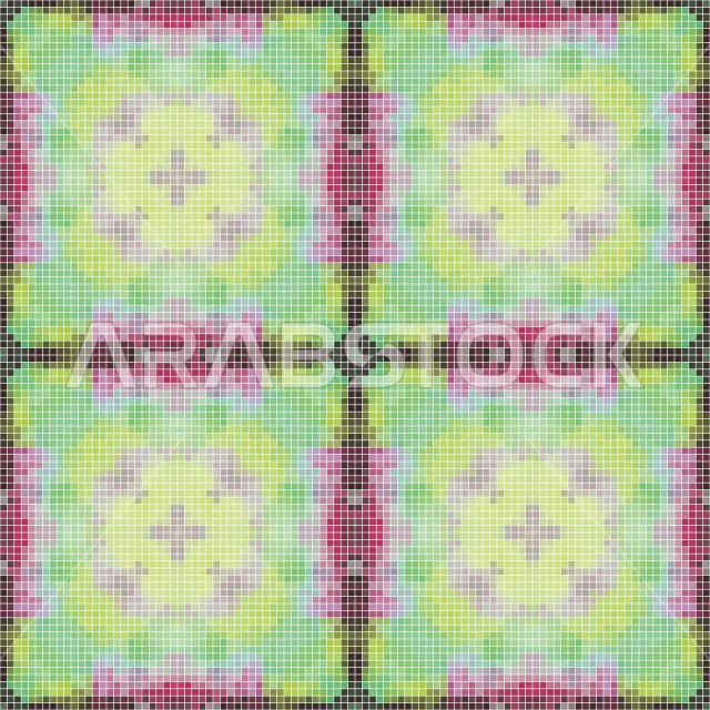 Vector pattern for colorful motifs, mosaics, colorful textures, vector illustrator