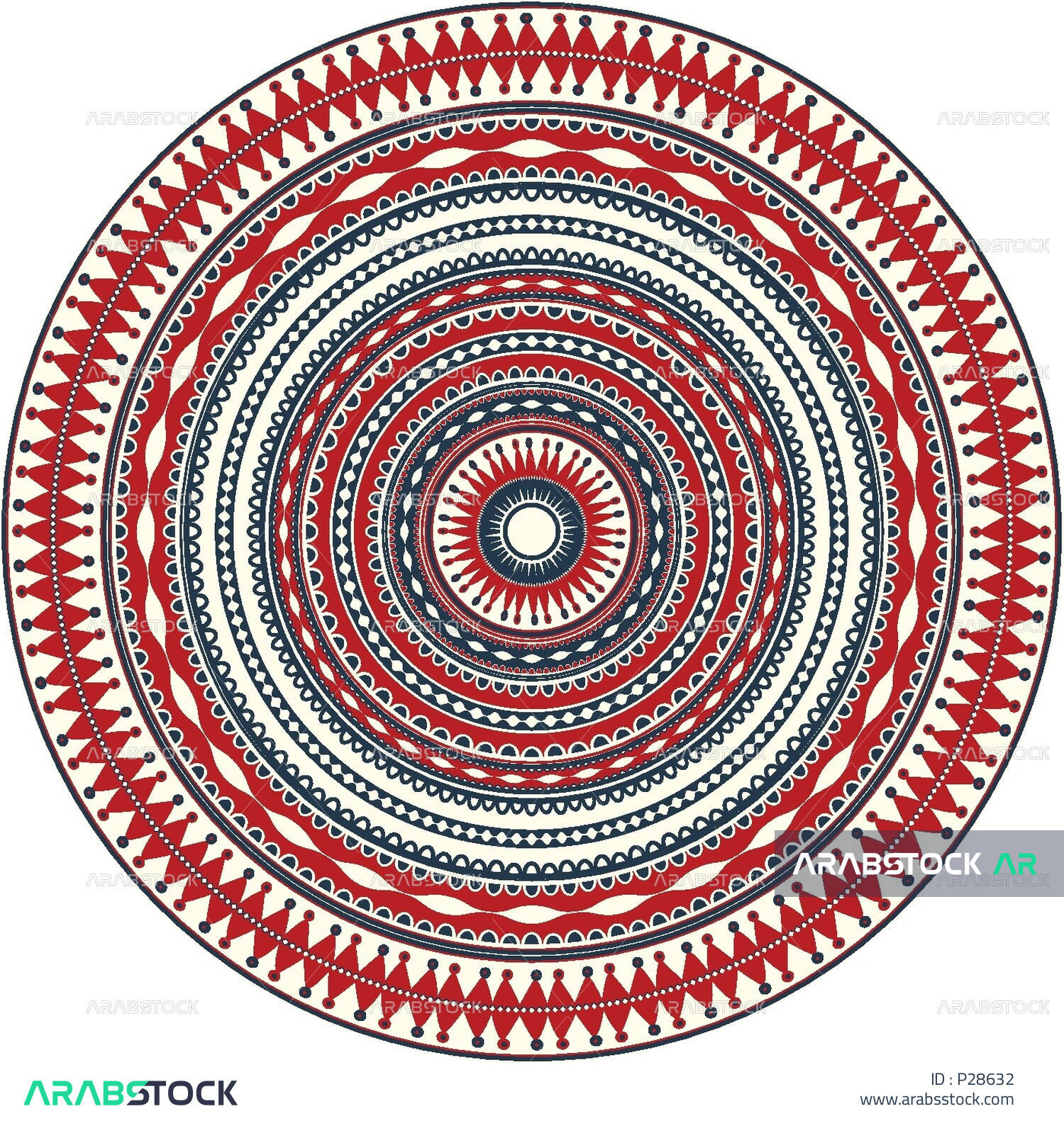 Traditional folk ornamental patterns, various drawings and shapes ...