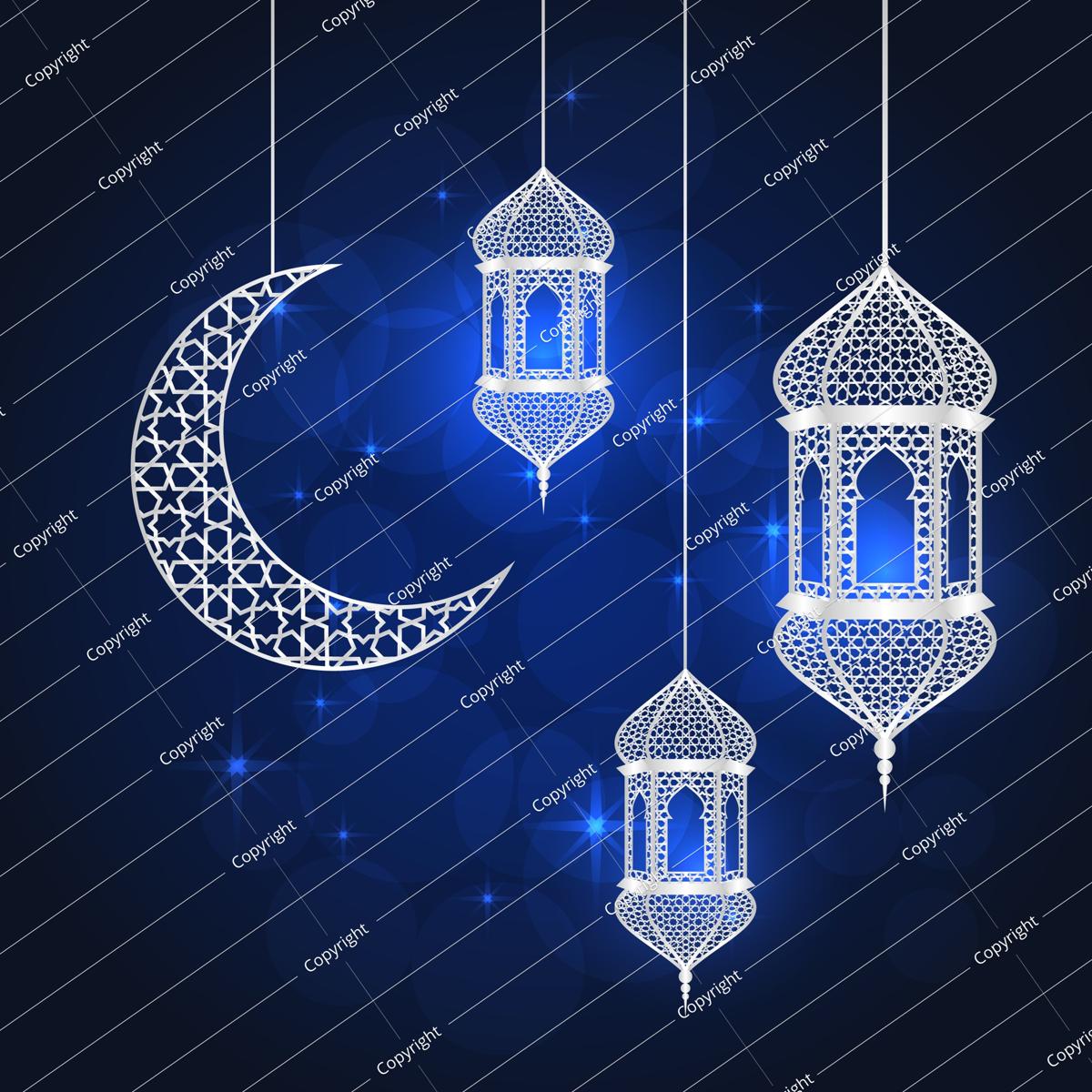 بطاقة تهنئة رمضان