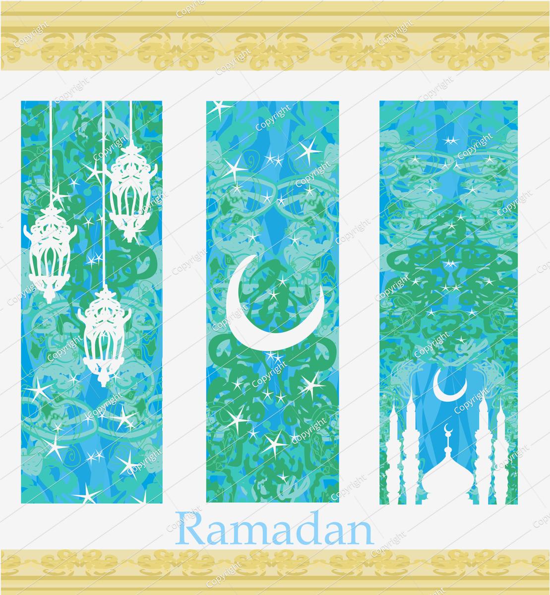 Islamic Banners set - Ramadan