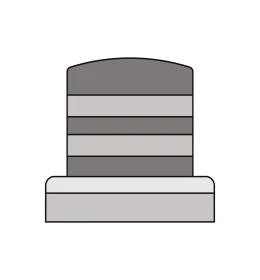 Illustration of the wall of stoning the Jamarat, a guide to Hajj Al-Mabrour, the steps followed to perform Hajj rituals, Muslims coming from all over the world to perform religious duties and worship, holy religious places, white background, vector illustrator