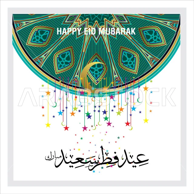 عبارات ونصوص باللغة العربية والانكليزية، بطاقات وتصميمات للتهنئة بالأعياد، مخطوطة عيد مبارك بألوان مختلفة، قوالب وتصاميم جاهزة، التهاني والتبريكات بالمناسبات الدينية الإسلامية، خلفية مزخرفة، فيكتور اليستريتور