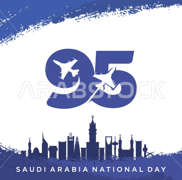 ذكرى اليوم الوطني 23 سبتمبر, قوالب تصميم للاحتفال بالمناسبات والاعياد الوطنية, رفع الرايات اعتزازا بالانتماء للوطن ,عبارة اليوم الوطني السعودي باللغه الانجليزية, يوم العلم السعودي 11 مارس, خلفية بيضاء, فيكتور اليستريتور
