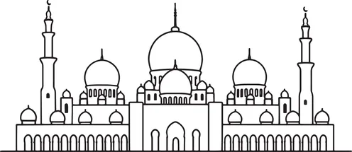 معلم ديني إسلامي مشهور في الإمارات العربية المتحدة, مسجد الشيخ زايد بن سلطان في مدينة أبو ظبي, التصميم المتميز للقبب والمآذن, الفن الهندسي المعماري لبناء المساجد على الطراز العربي الإسلامي، فيكتور اليستريتور