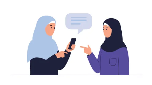 الاهتمام بالأناقة والمظهر الخارجي, مفهوم الأنوثة والنعومة, امرأة عربية خليجية سعودية محجبة ترتدي عباءة تقف باستقامة, خلفية بيضاء، فيكتور اليستريتور الاهتمام بالأناقة والمظهر الخارجي, مفهوم الأنوثة والنعومة, امرأة عربية خليجية سعودية محجبة ترتدي عباءة تقف باستقامة, خلفية بيضاء، فيكتور اليستريتور