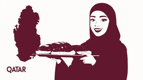 الاهتمام بالأناقة والمظهر الخارجي, مفهوم الأنوثة والنعومة, امرأة عربية خليجية سعودية محجبة ترتدي عباءة تقف باستقامة, خلفية بيضاء، فيكتور اليستريتور