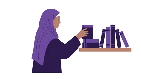 الاهتمام بالأناقة والمظهر الخارجي, مفهوم الأنوثة والنعومة, امرأة عربية خليجية سعودية محجبة ترتدي عباءة تقف باستقامة, خلفية بيضاء، فيكتور اليستريتور