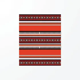 Traditional craft heritage art, authentic colored Arabic engravings in the Kingdom of Saudi Arabia, Najdi Saudi popular heritage for Sadu decoration, vector illustrator.