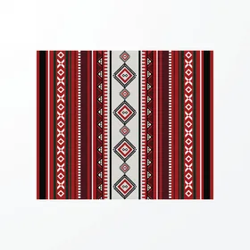 Traditional craft heritage art, authentic colored Arabic engravings in the Kingdom of Saudi Arabia, Najdi Saudi popular heritage for Sadu decoration, vector illustrator.