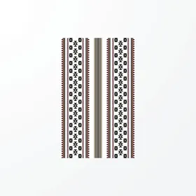 Traditional craft heritage art, authentic colored Arabic engravings in the Kingdom of Saudi Arabia, Najdi Saudi popular heritage for Sadu decoration, vector illustrator.