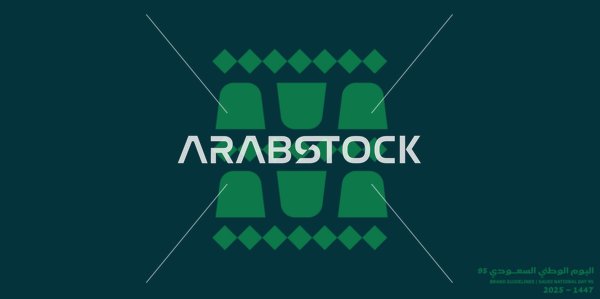 Various drawings and designs, phrases and texts in Arabic, celebrating occasions and national holidays, Flag Day on March 11, the Saudi National Day manuscript on September 23 in green, vector illustrator.