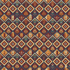 Vector pattern for various drawings, decorative Gulf Saudi Arabian shapes, traditional embroidery, Najran Sadu engraving, Illustrator vector.