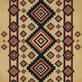 Vector pattern for various drawings, decorative Gulf Saudi Arabian shapes, traditional embroidery, Najran Sadu engraving, Illustrator vector.