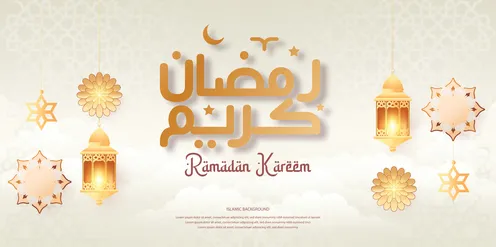 فن الخط العربي، مخطوطة عربية اسلامية، فيكتور اليستريتور مخطوطة رمضان كريم، قالب تصميم رمضاني، بطاقة تهنئة بقدوم شهر رمضان المبارك، رسومات اسلامية زخرفية،  مناسبات دينية اسلامية