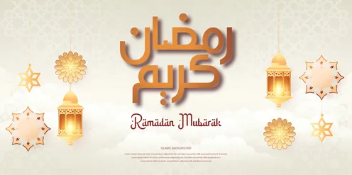 مخطوطة عربية اسلامية، فيكتور اليستريتور مخطوطة رمضان كريم، قالب تصميم رمضاني، بطاقة تهنئة بقدوم شهر رمضان المبارك، رسومات اسلامية زخرفية، فن الخط العربي، مناسبات دينية اسلامية