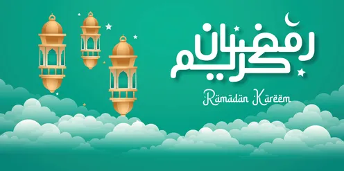 Islamic religious occasions, Arabic calligraphy art, Islamic Arabic manuscript, Ramadan Kareem vector illustration, Ramadan design template, greeting card for the arrival of the blessed month of Ramadan, decorative Islamic drawings.