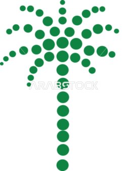 Vector illustration of a palm tree, local national crops and agricultural products, interest in planting plants, white background, vector illustrator.