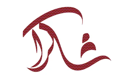 The arts of authentic Arabic calligraphy, phrases and texts in Arabic, a handwritten "thank you" in red, expressing gratitude, white background, vector illustration.