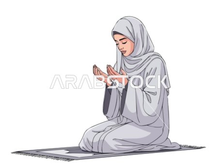 Serene Moment of Prayer