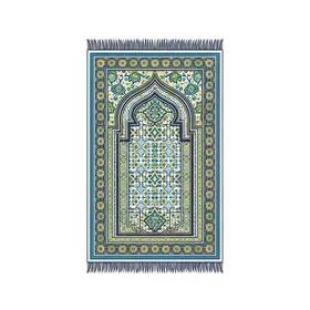 سجادة صلاة إسلامية تقليدية بنقوش المحراب