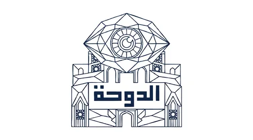 Doha Qatar Geometric Vector Line Art Logo