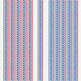 Red and Blue Vertical Stripe Seamless Geometric Pattern