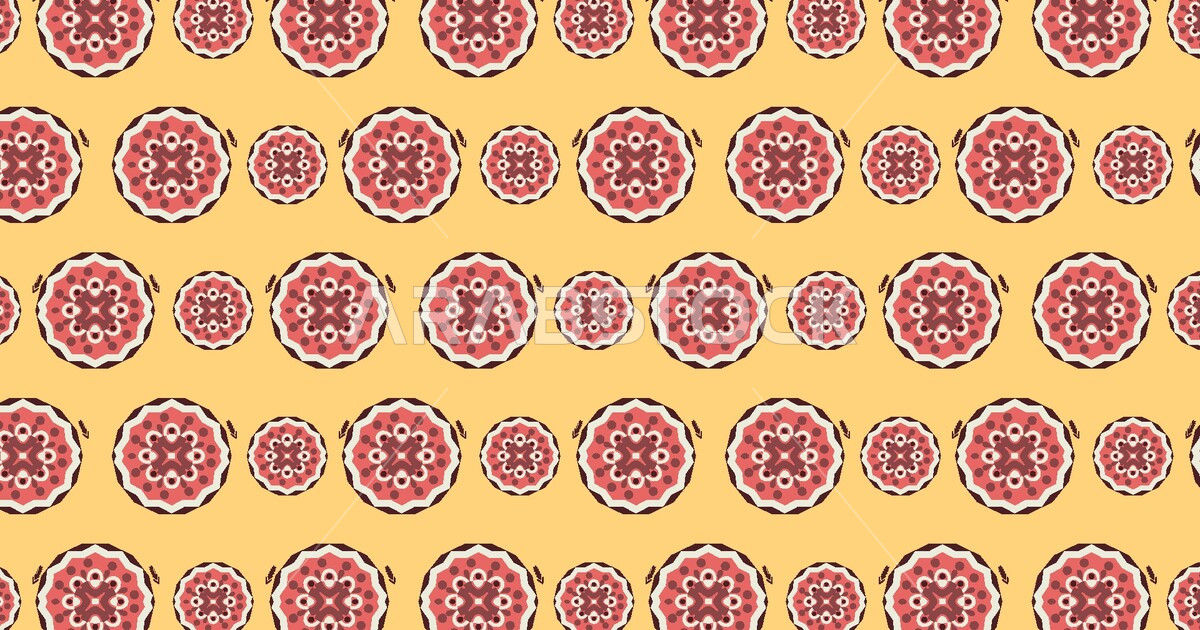 Vector pattern for various graphics, colorful Saudi Arabian Gulf motifs ...