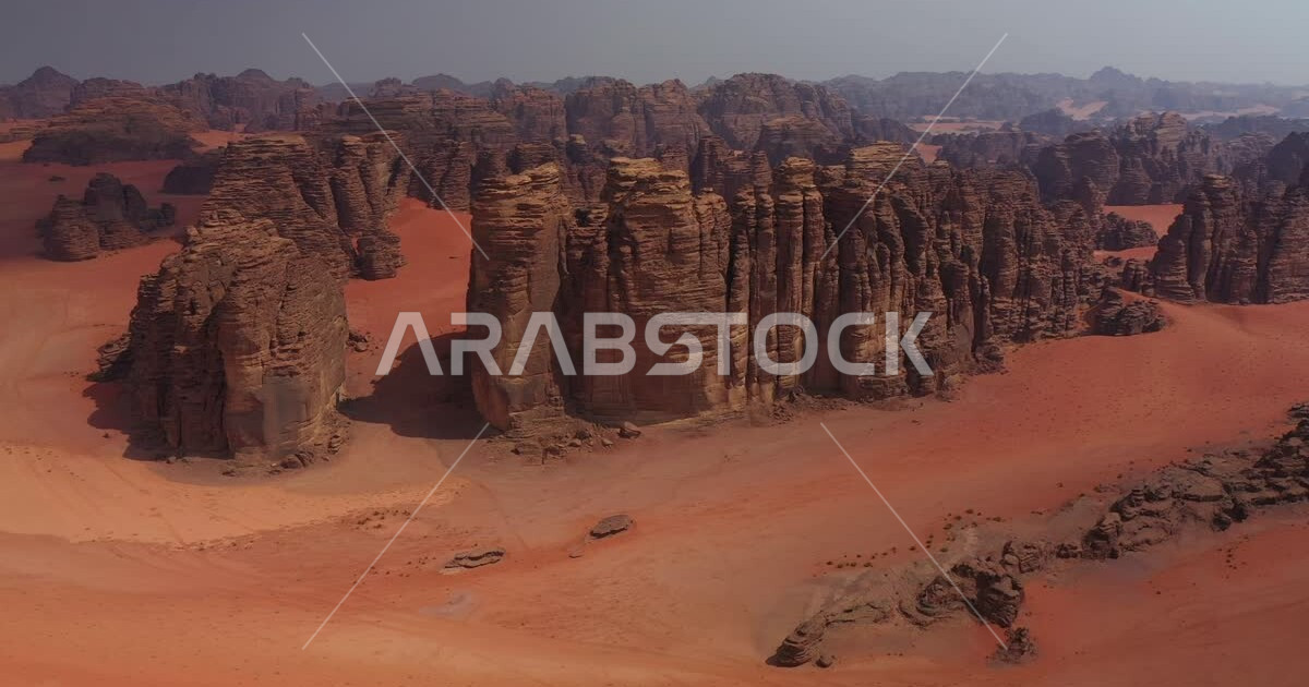 Desert nature in Al-Ula, historical places and tourist attractions in ...