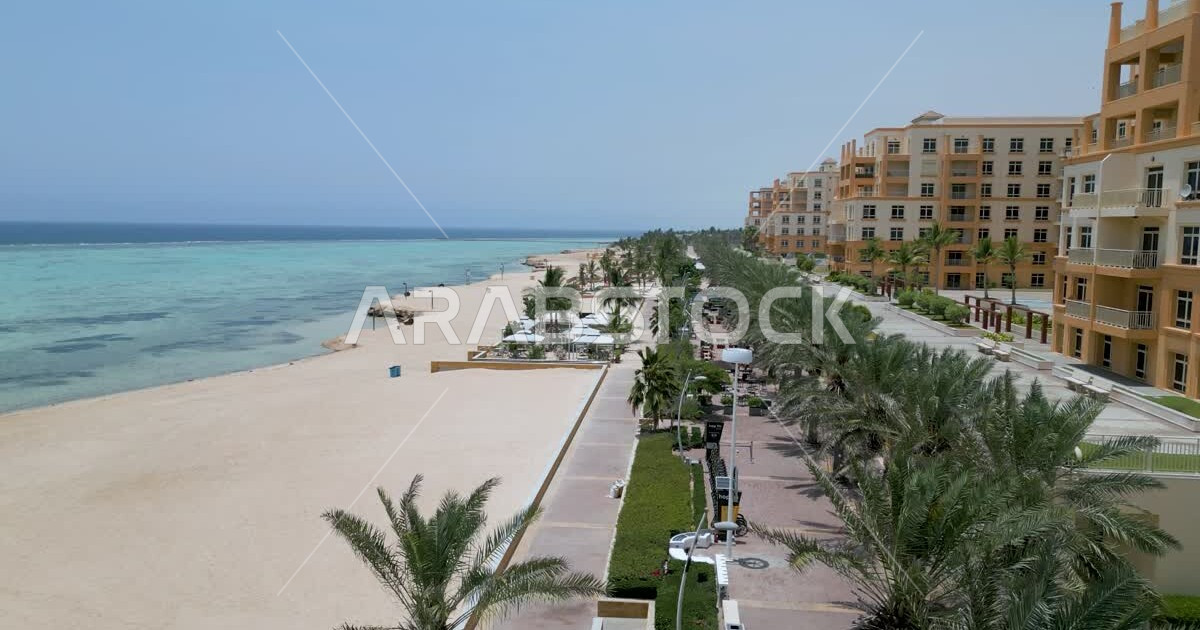 Famous landmarks to attract tourists in Jeddah Corniche on the banks of