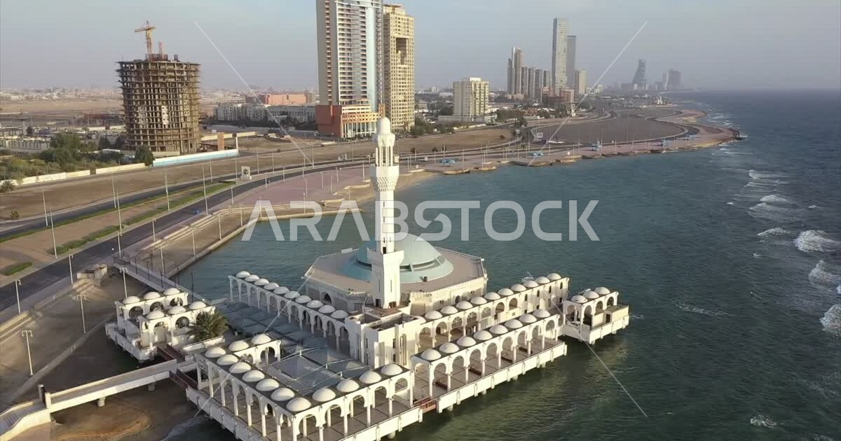 Tourist Coastal Places Aerial Drone Photography Of The City Of Jeddah 
