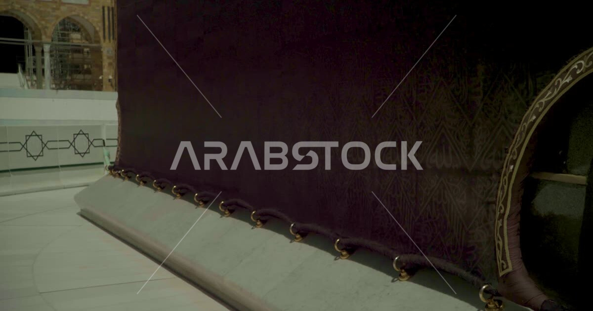 A close photography of the Black Stone in Mecca, the southeastern