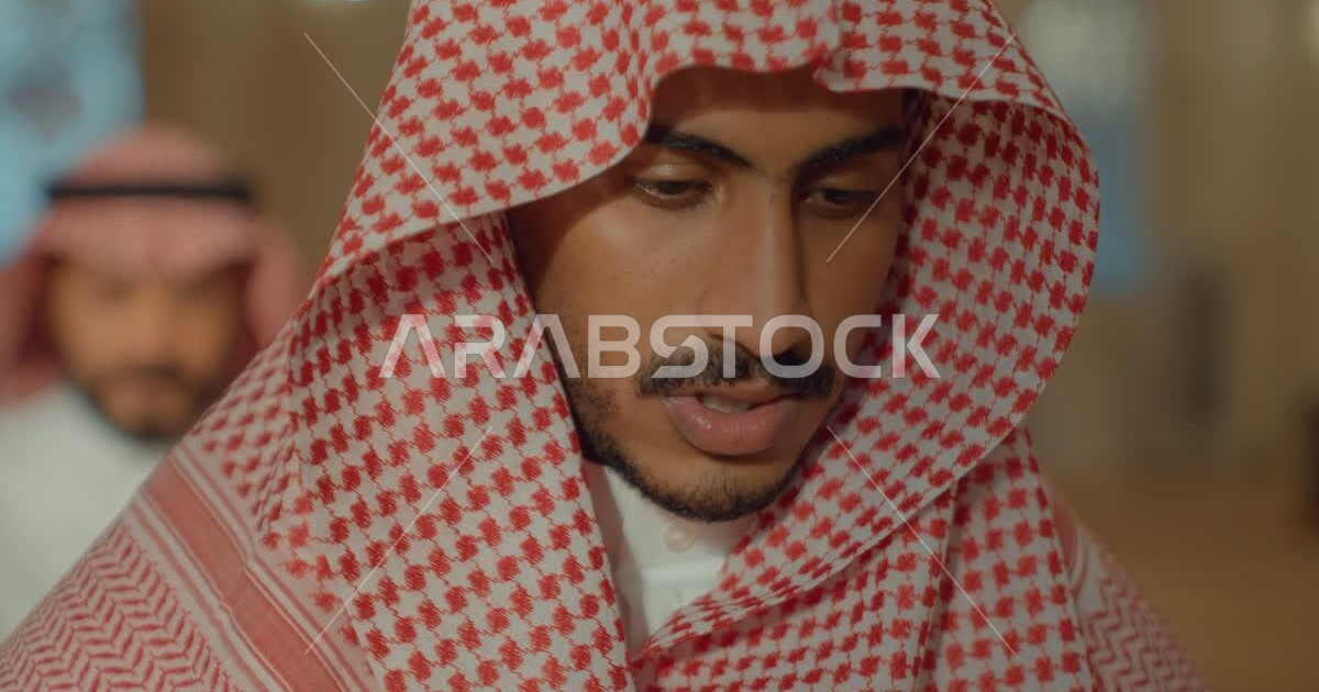 Carrying out the religious duties inside the mosque, performing the religious duties inside the