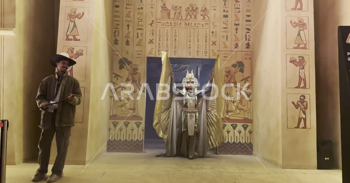 The Gate of the Lost Temple in the Egyptian Pavilion within Boulevard ...