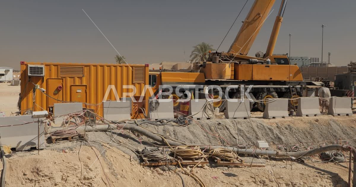 Reconstruction projects, working on urban progress in the Kingdom