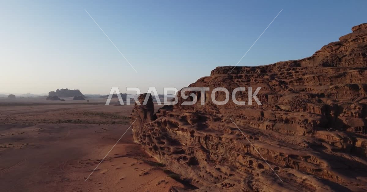 Topography and rock sculpture in desert areas, famous ancient ...