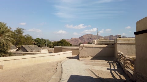 Hatta heritage village in Hatta town of Dubai emirate in the UAE