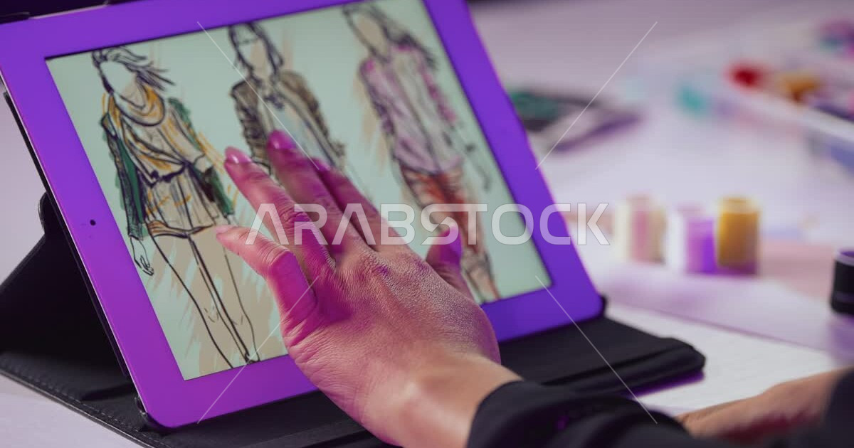 Skills and arts of tailoring women's clothing, using modern devices and