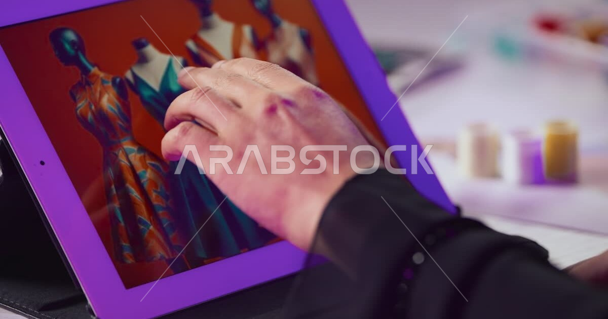 Skills and arts of tailoring women's clothing, using modern devices and