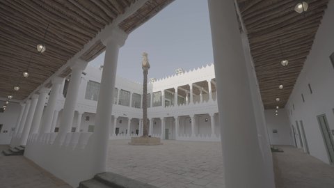 Al-Murabba' Historic Palace in Riyadh, authenticity, authenticity, and adherence to Saudi heritage, famous landmarks and tourist sites, design and architectural art of old-style mud buildings, archaeological sites in the Kingdom of Saudi Arabia