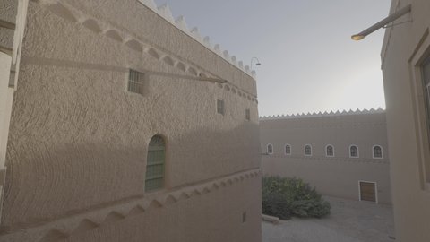 Al-Murabba' Historic Palace in Riyadh, authenticity, authenticity, and adherence to Saudi heritage, famous landmarks and tourist sites, design and architectural art of old-style mud buildings, archaeological sites in the Kingdom of Saudi Arabia