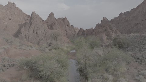 Mountains and rock formations in desert areas, ancient historical monuments, peaks and mountain heights in the city of Hail in Saudi Arabia, desert nature in Jubbat Hail, tourism in Saudi Arabia