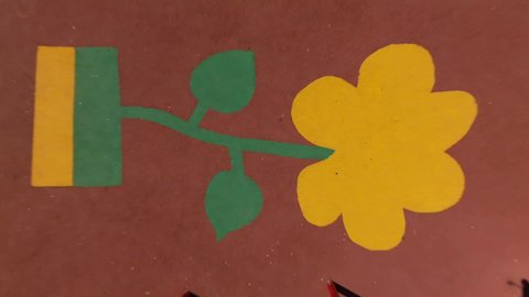 Gardens and recreational parks in the Kingdom of Saudi Arabia, vast green spaces, a famous natural landmark and tourist site, entertainment, fun and amusement games for children in one of the parks of Hail City, a family entertainment park