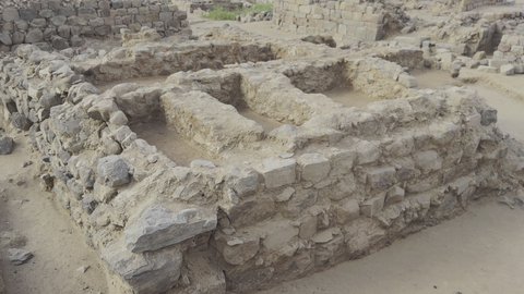Famous tourist places in the ancient city of Najran, attracting tourists from all over the world, historical monuments in the Kingdom of Saudi Arabia, ruined and mud houses in the old town