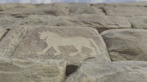 Historical monuments in the Kingdom of Saudi Arabia, famous tourist places in the ancient city of Najran, attracting tourists from all over the world, ruined and mud houses in the old town