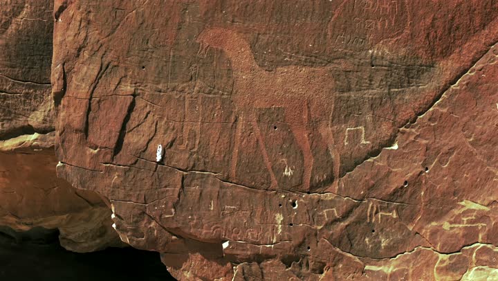 An ancient historical archaeological site, the terrain, peaks and mountain heights in the desert, drone photography of mountains in the city of Hail, mountains and rock formations in the desert regions of the Kingdom of Saudi Arabia