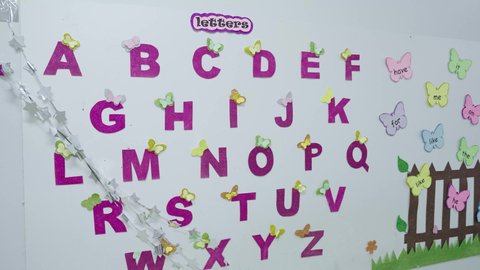 تعليم اللغات الأجنبية لتلاميذ المرحلة الابتدائية،المدارس الأكاديمية في المملكة العربية السعودية،  الطريقة الصحيحة لرسم وكتابة الأحرف الانجليزية، وسائل ايضاح متميزة